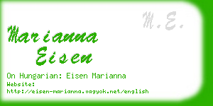 marianna eisen business card